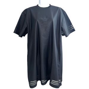 ADIDAS Originals Woman Tee Dress Oversized Color Black Size S.